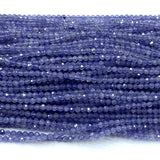 Tanzanite Natural Stones Crystal Gemstones Faceted Round Beads