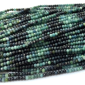Tourmaline Natural Necklace Bracelets Earrings Ring Faceted Small Rondelle