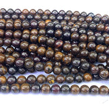 Brown Iron Tiger Stone Gemstones DIY Jewelry Making