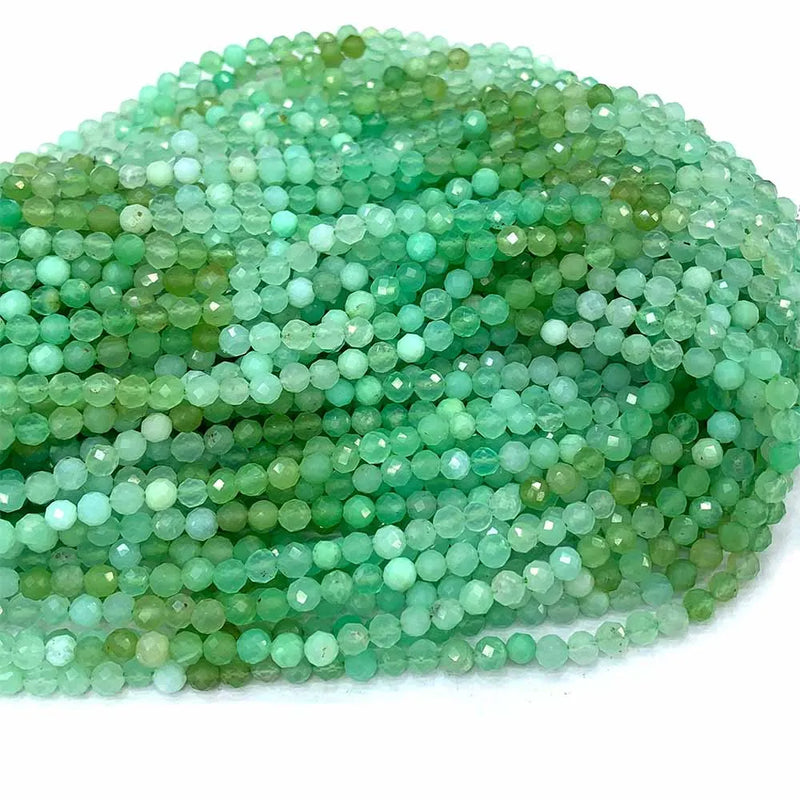 Chrysoprase Gemstones Round Beads for Jewelry Making