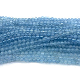 Aquamarine DIY Jewelry Set Natural Gemstone Beads