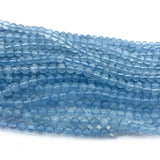Aquamarine DIY Jewelry Set Natural Gemstone Beads