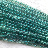 Clear Fluorite Round Beads for Jewelry Making