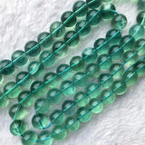 Green Fluorite Round Beads DIY Necklace Bracelets Crystal