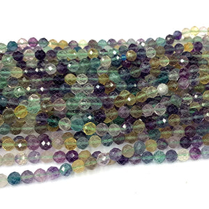 Fluorite Natural Crystal Gemstones DIY Necklace Bracelets Earrings Pendants