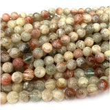Arusha Sunstone Round Beads for Jewelry Making Charms