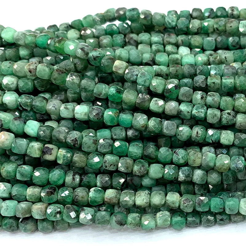 Green Emerald Natural Beads for Jewelry Making