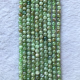 Green Kyanite Round Beads Bracelet Earrings Ring Necklace Gemstone Manual 06199