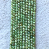 Green Kyanite Round Beads Bracelet Earrings Ring Necklace Gemstone Manual 06199
