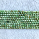 Green Kyanite Round Beads Bracelet Earrings Ring Necklace Gemstone Manual 06199