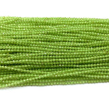 Green Peridot DIY Natural Necklace Bracelets Earrings Ring Faceted Beads