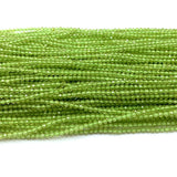 Green Peridot DIY Natural Necklace Bracelets Earrings Ring Faceted Beads