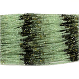 Green Prehnite Edge Cube Faceted Beads For Jewelry Making
