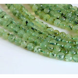 Green Prehnite Charm Stones Round Beads DIY Jewelry Making