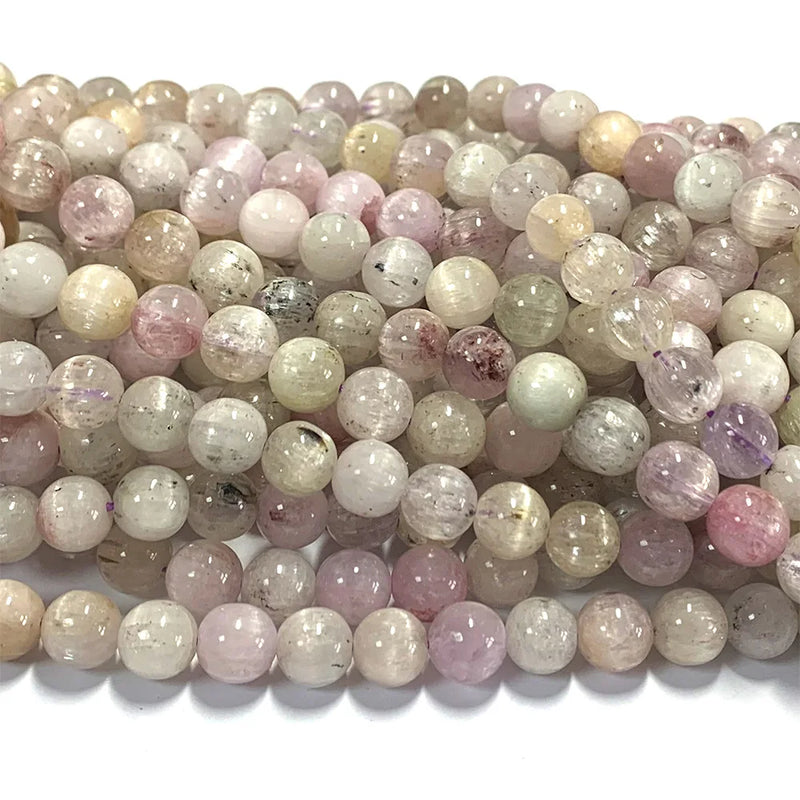 Kunzite Spodumene Hiddenite Cat's Eye Gemstone Jewelry Set
