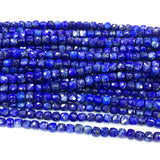 Natural Lapis Lazuli Cube Beads for DIY Jewelry Making