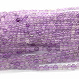 Lavender Amethyst Round Loose Beads for Jewelry Making