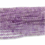 Lavender Amethyst Round Loose Beads for Jewelry Making