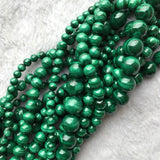 Malachite Natural Charms Stones Gemstones DIY Necklace Bracelets Earrings