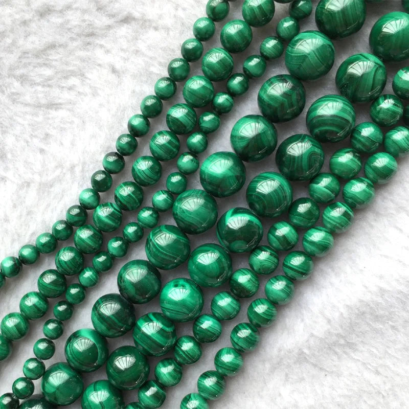 Malachite Natural Charms Stones Gemstones DIY Necklace Bracelets Earrings