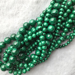 Malachite Natural Charms Stones Gemstones DIY Necklace Bracelets Earrings