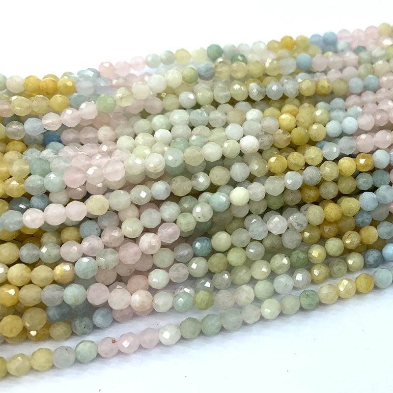 Morganite Gemstones DIY Necklace Bracelets Earrings Ring