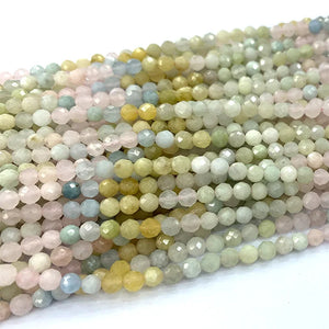 Morganite Gemstones DIY Necklace Bracelets Earrings Ring