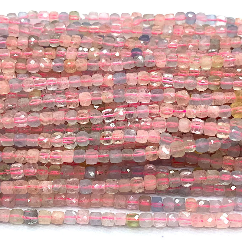 Morganite Natural Stone DIY Jewelry Making Set