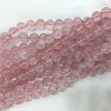 Mozambique Rose Quartz Round Beads for Jewelry Making