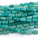 Natural Amazonite Faceted Round Rondelle Edge Cube Coin Disc Beads