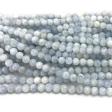 Natural Angelite Anhydrite Celestite Celestine Round Beads 6mm 8mm 10mm 12mm