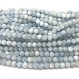 Natural Angelite Anhydrite Celestite Celestine Round Beads 6mm 8mm 10mm 12mm