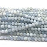 Natural Angelite Anhydrite Celestite Celestine Round Beads 6mm 8mm 10mm 12mm