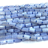 Chalcedony Agate Faceted Cube Disc Beads for Jewelry Making