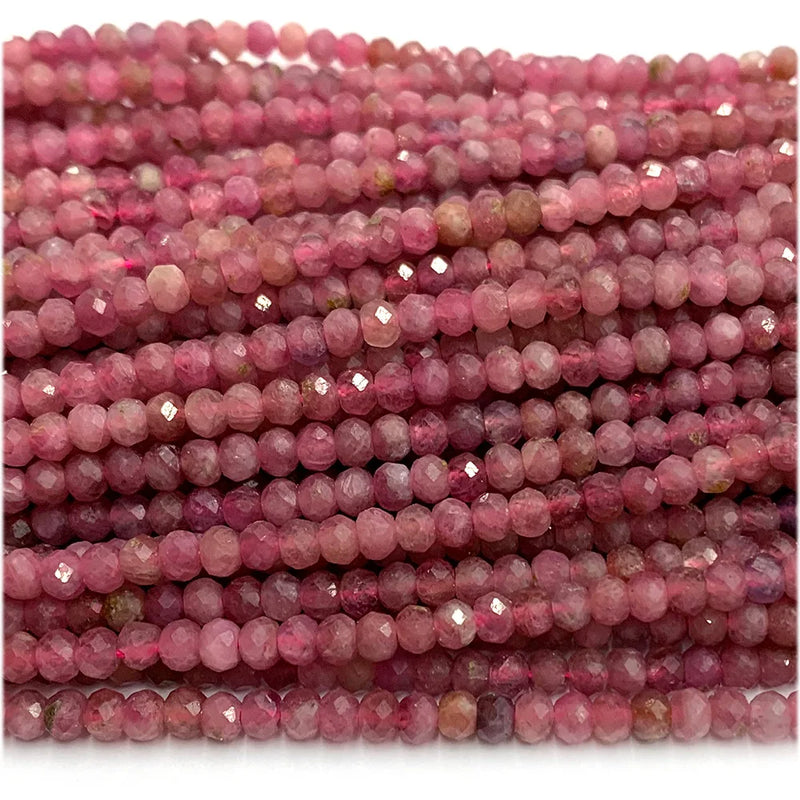 Faceted Rondelle Beads Spinel Ruby Sapphire Opal Apatite