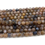 Sunstone Gemstone Round Loose Beads for Jewelry Making