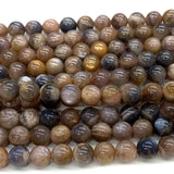 Sunstone Gemstone Round Loose Beads for Jewelry Making