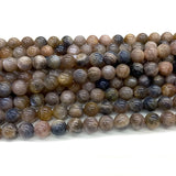 Sunstone Gemstone Round Loose Beads for Jewelry Making