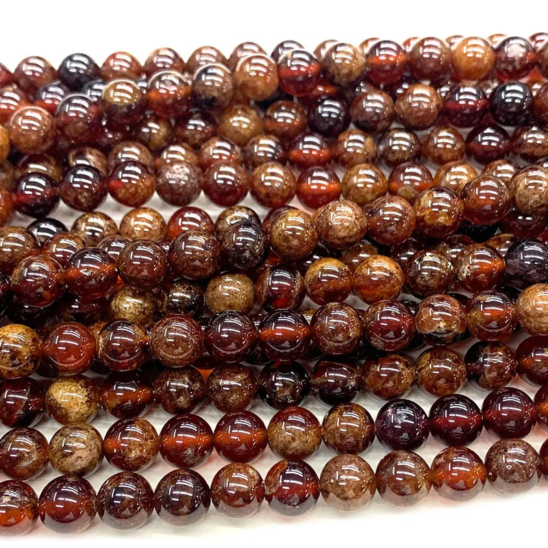 Orange Garnet Spessartine Gemstone Loose Beads for Jewelry Making
