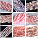 Natural Opal Faceted Round Cube Chip Coin Disc Beads