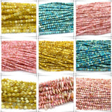 Natural Opal Faceted Round Cube Chip Coin Disc Beads
