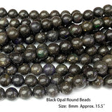 Natural Opal Faceted Round Cube Chip Coin Disc Beads