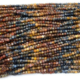 Pietersite Faceted Beads Jewelry Making DIY