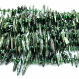 Seraphinite Charoite Faceted Round Rondelle Beads