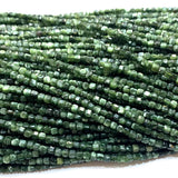 Seraphinite Charoite Faceted Round Rondelle Beads