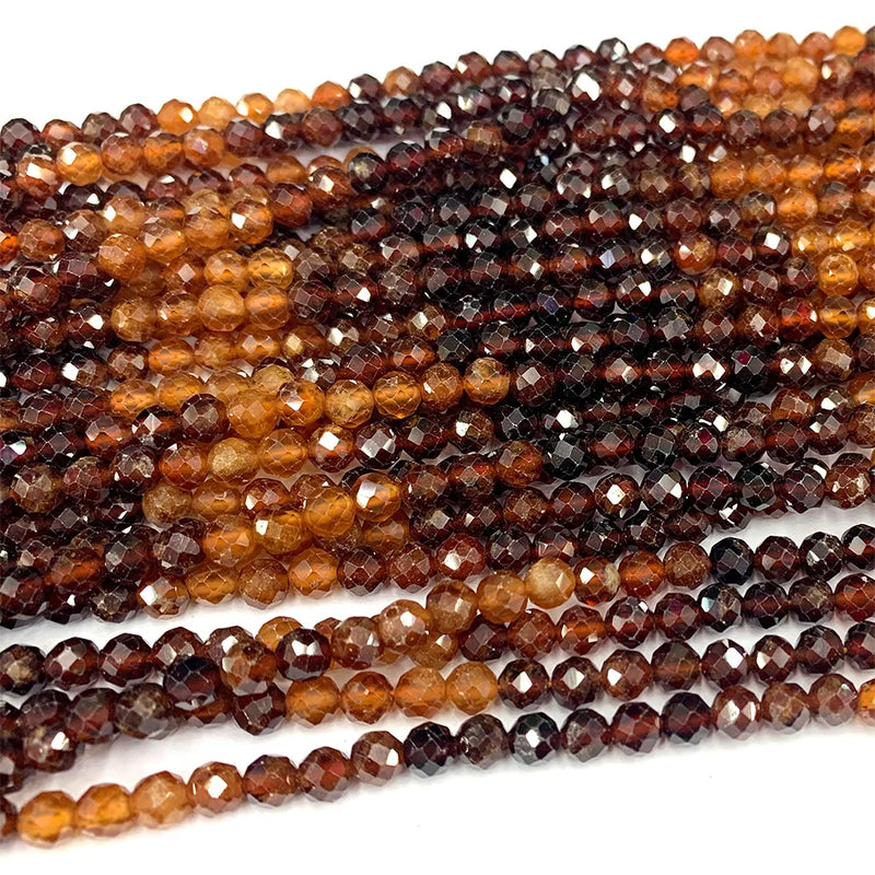 Orange Garnet Spessartine Natural Crystal DIY Jewelry Making