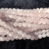 Pink Calcite Iceland Spar Necklace Bracelets Earrings Ring Round Beads
