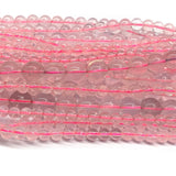 Rose Quartz Crystal Beads Set for Jewelry Making
