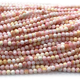 Pink Shell Faceted Round Beads for Jewelry Making