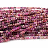 Red Ruby Natural DIY Necklace Bracelets Earrings Crystal Gemstones